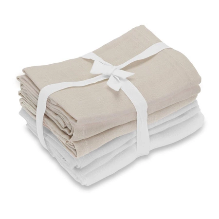Muślinowe pieluszki 4 pack 70x70 cm Oyster Grey