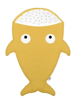 Baby Bites Śpiworek Shark (1-18 m) Chicks Mustard Yellow