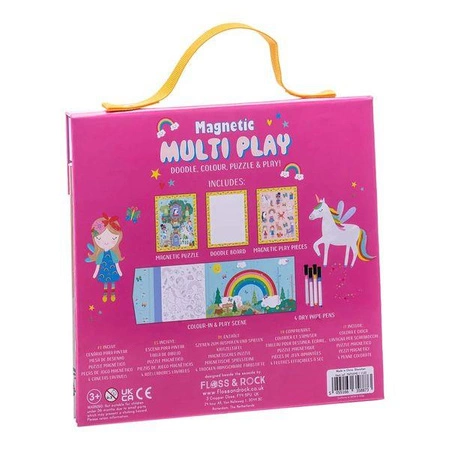 Zaczarowany Świat Wielofunkcyjna Plansza Magnetyczna 4 w 1