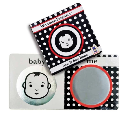 Tekturowa książeczka dla malucha, Zobacz&Powiedz, Wimmer-Ferguson, 211340-Manhattan Toy, zabawki dla niemolaków