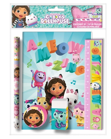 Zestaw piśmienniczy Gabby's Dollhouse 5 elementów GD00034