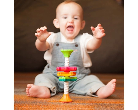 Zakręcone MiniSpinny Fat Brain Toy. Wiek 10 miesięcy + - Fat Brain Toys