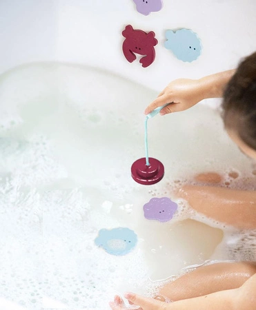 QUUT Zestaw piankowych naklejek do kąpieli z wędką Seaside