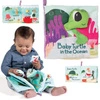 Książeczka interaktywna, mały żółwik 216120-Manhattan Toy, zabawki dla niemowląt