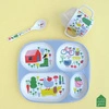 Talerz z przegródkami dla dzieci, seria Wiejska Sielanka | Maison Petit Jour®