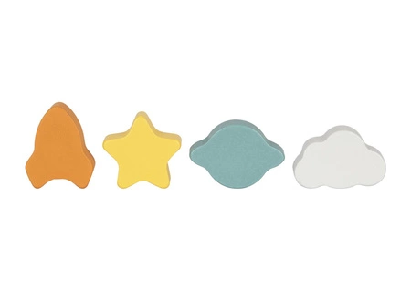 TOOKY TOY Drewniana Kostka Aktywności Kosmos Sorter Labirynt