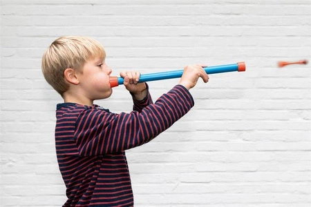 Scratch, Dmuchawka XL / 3 lotki przyssawki / 5 celów STWORKI