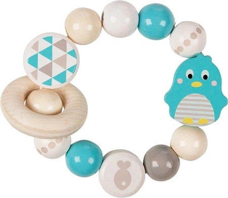 Grzechotka dla dzieci Pingi 765790- Heimess, zabawki z drewna
