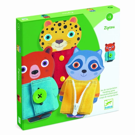 Drewniane zwierzaki manualne ZIPTOU DJ01663