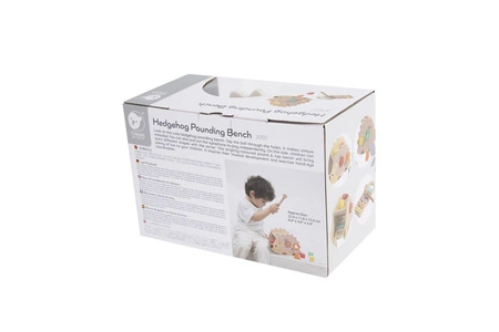 CLASSIC WORLD Przebijanka Cymbałki Sorter 3w1 Jeż 9 el.