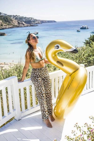 The Swim Essentials Koło do pływania Gold Swan 95 cm 2020SE479