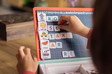 Magnetyczna układanka Polski Alfabet Magnetibook, Janod