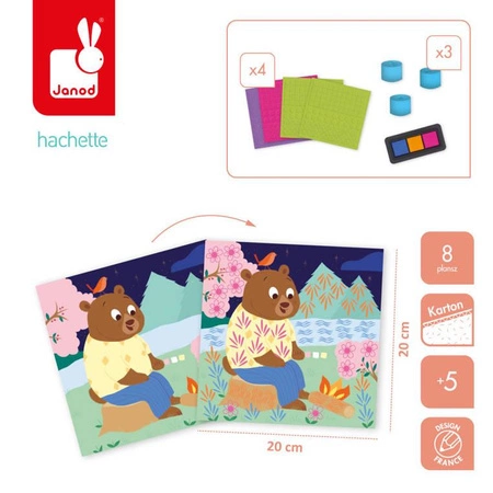 Multizestaw kreatywny 5-latka My arts & crafts 5+, Janod