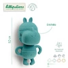 LILLIPUTIENS Multisensoryczna grzechotka z naturalnego kauczuku Nosorożec Marius ECO 3 m+