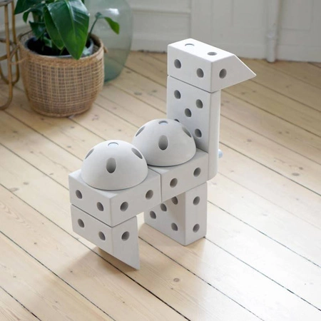 MODU - Half Ball Kit - piankowe półkule rozwijające motorykę dużą, żółte