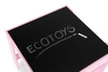 Zestaw mebli dla dzieci stolik + 2 krzesła tablica kredowa różowy ECOTOYS