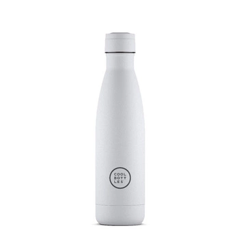 Cool Bottles Butelka termiczna 500 ml Triple cool Mono White