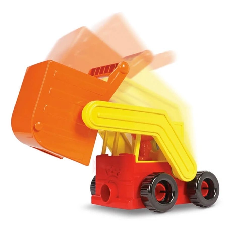 Pojazdy, Zestaw konstrukcyjny, Spychacz, Koparka, Wywrotka, 1-2-3 Build It!