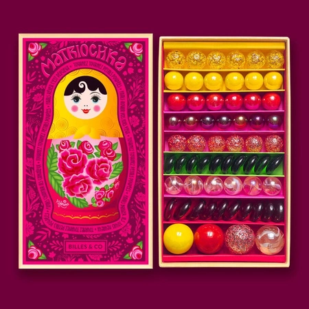 Szklane kulki UKRAIŃSKA MATRIOSZKA KATERINA BOX-10