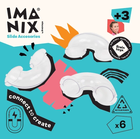Imanix SLIDE zestaw 6 tubek zakręty 350242
