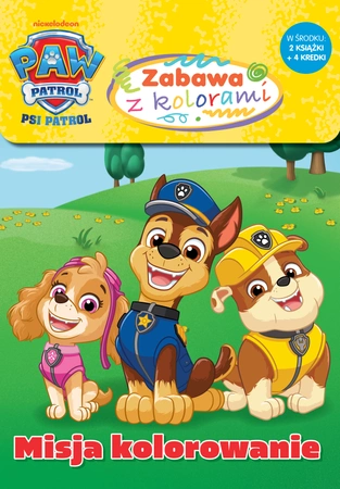 Misja kolorowanie. Psi Patrol. Zabawa z kolorami