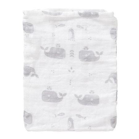 Fresk Myjki zestaw 3 szt. Wieloryb Dawn grey