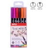 Markery dwustronne Brush Marker Apli - 12 kolorów