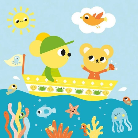 Multizestaw kreatywny 2-latka My arts & crafts Magiczny Filc 2+, Janod