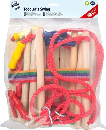 Huśtawka dla malucha, kolorowa