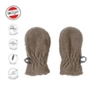 Lodger Polarowe rękawiczki dziecięce brązowe Fleece Buffalo 1-2 l