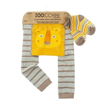 Zoocchini Legginsy i Skarpetki Lew 12-18M