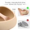Mombella Miseczka z Przyssawką i Łyżeczka Light Brown