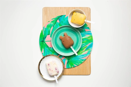 Silikonowe foremki do lodów We Might Be Tiny - Dusty Rose