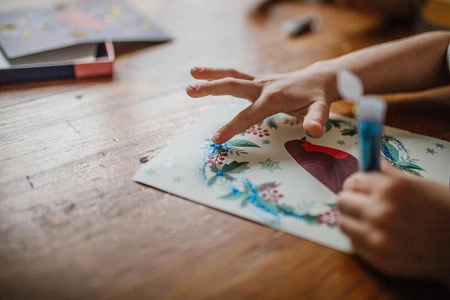 Auzou Kolorowanie brokatem Zwierzątka leśne 5+ 80186