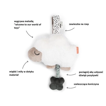 Done by Deer Pozytywka dla Niemowlaka Owieczka Sheepy Sand