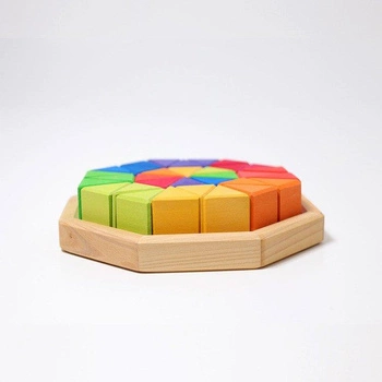 Układanka Ośmiokąt, kolorowy, 3+, Grimm's