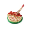 Pizza Party drewniana pizza z dodatkami 50533 Melissa & Doug, zabawa w gotowanie