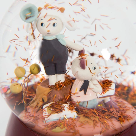 Kula śnieżna z pozytywką 11x13,5 cm 715175