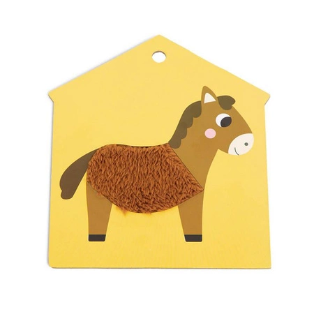 Karty sensoryczne Farma 7 elementów 12 m+, Janod