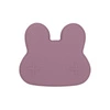 Zamykany silikonowy pojemnik Króliczek We Might Be Tiny - Dusty Rose