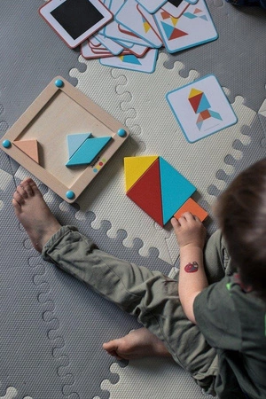 Drewniana układanka Tangram Essentiel, Janod