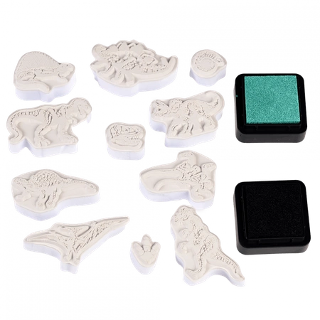 Stempelki dla dzieci, 11 szt., Dinozaury, 3+, Rex London