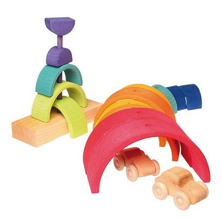 Wieża, 2 Tęcze, kolorowa, 1+, Grimm's