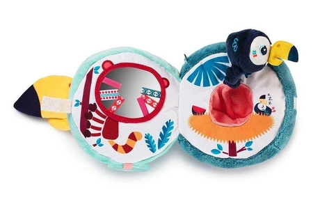 LILLIPUTIENS Przytulanka aktywizująca wielofunkcyjna Tukan Pablo 9 m+