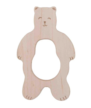 Drewniany Gryzak - Miś