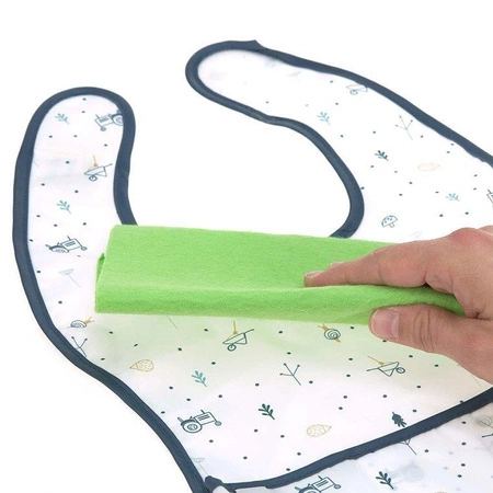 Lassig Zestaw śliniaków wodoodpornych 6 m+ Garden Explorer Traktor 2 szt.