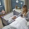 Shnuggle Łóżeczko Dostawne Air Lite Bedside Crib Grey