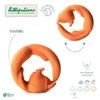 LILLIPUTIENS Grzechotka gryzak z naturalnego kauczuku Lisiczka Alice 3 m+ ECO