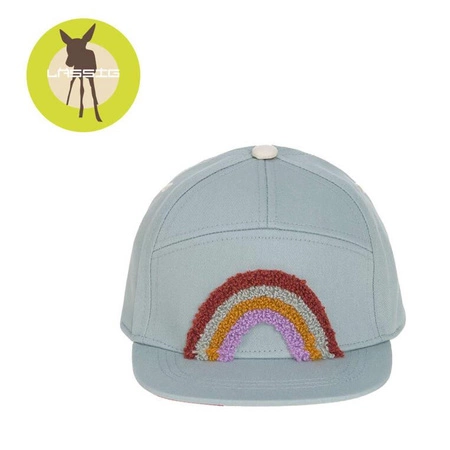 Czapka z daszkiem dziecięca Little Gang Rainbow light blue 2-6 lat