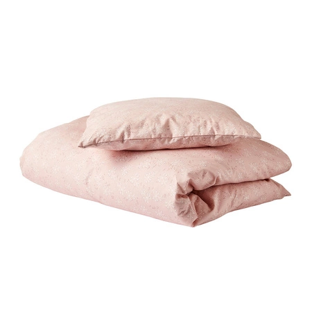 LEANDER - pościel niemowlęca Meadow, 70x100 cm, róż